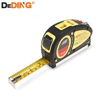 Ruban à mesurer DEDING LV05-ML de qualité industrielle professionnelle, lame en acier de haute qualité, laser rouge, précision 5 m, portée 30-50 m, utilisation en extérieur