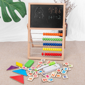 Marco de computación de madera Ábaco cuenta niños educación cálculo matemáticas juguete aprendizaje juguetes de madera para niños - Product Image 2