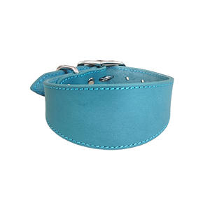Collar ancho acolchado para perros, collares de cuero genuino para galgos italianos Lurchers - Product Image 4