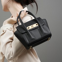 OEM/ODM Fabricant Sac à main pour femme Designer Cuir Véritable Femme Simple Mignon Sac d'Épaule Seau pour Travail Quotidien