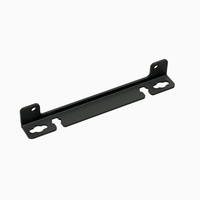 Services de fabrication : Support métallique sur mesure en forme de U, en tôle, avec revêtement en poudre, fixation fixe pour équipement industriel