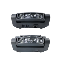 Projecteur à tête mobile 40W pour DJ, éclairage de scène disco, DMX512, contrôle sonore, équipement d'éclairage de scène, éclairage de fête disco DJ