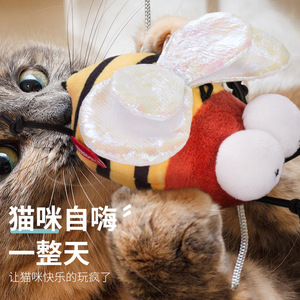 Juguete de peluche para gatos con sonido realista de insecto, juguete interactivo con sonido para mascotas. - Product Image 3