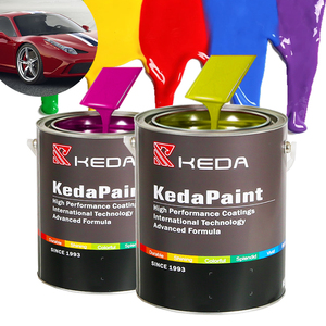Peinture de finition automobile Keda 2K couleur unie séchage rapide pour réparation de carrosserie - Product Image 5