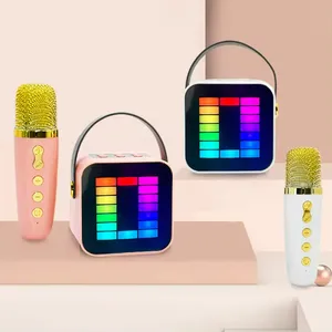 Bluetooth-Karaoke-Lautsprecher mit Mikrofon Premium-Qualität Bluetooth-Lautsprecher für Karaoke-Entertainment ZX01