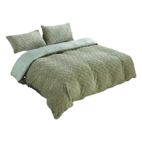 FY chine usine King Size ensemble de literie Jacquard Sherpa ensemble de housse de couette pour salon