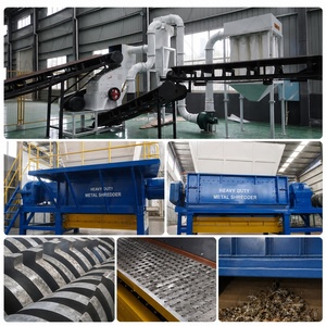Ligne de production de recyclage de ferraille de déchets automobiles, broyeur de métaux robuste 32KW 300-500kg/jour avec moteur et boîte de vitesses - Product Image 6