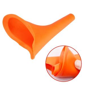 Silikon Portabel Travel Urinoir Corong untuk Wanita Perempuan Urinoir Wanita Berdiri Piss Portabel Toilet Urinoir - Product Image 5