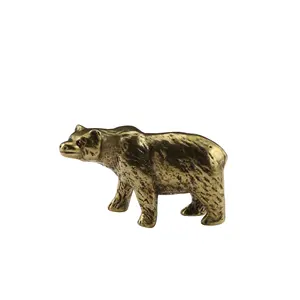동물 장식 구리 그림 곰 동상 시뮬레이션 곰 장난감 가정 진자