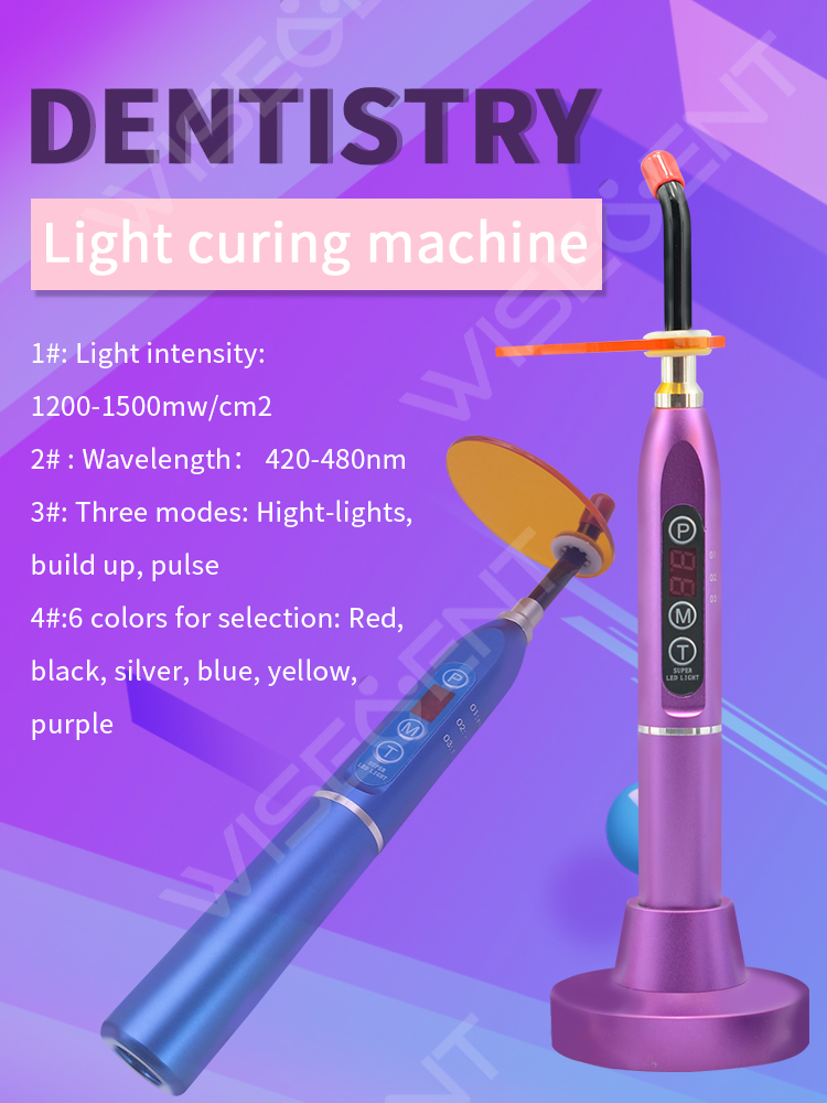 Dental LED Curing Light wireless | Metal Handle - oxyaider
