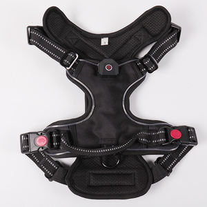 Okeypet pet 용품 custom LED 개 하네스 no pull 반사 충전식 빛난 형광 빛 업 pet 개 하네스 - Product Image 5