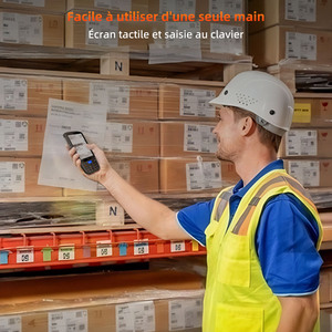 4G Wifi Màn Hình Cảm Ứng Bàn Phím Di Động Cầm Tay <span class=keywords><strong>Android</strong></span> Thiết Bị Đầu Cuối Máy Tính Di Động PDA Cho Kho Kho YGF F7 - Product Image 5