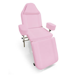 Silla facial de belleza blanca plegable moderna, tratamiento económico, ajuste de mesa de masaje, cama de belleza plegable portátil - Product Image 1