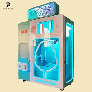 棉花糖Vendingmachine软新产品自动棉花糖切机机器人出售