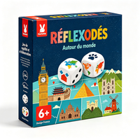 Boîte de jeu de société personnalisée imprimée en offset de qualité supérieure, production en 72h, emballage rigide portable, recyclable et étanche