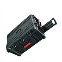 Valise trolley en plastique ABS rigide, résistante aux chocs IK10, étanche IP67, avec mousse, OEM ODM, parmi les plus vendues