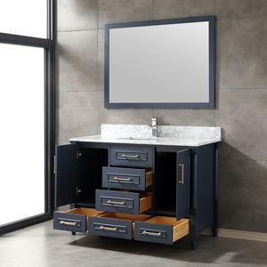 Mueble de Baño de Alta Gama de 48 Pulgadas con Lavabo de Cerámica y Características Resistentes al Agua - Product Image 2