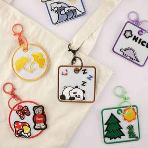 Sales Promotion Korea <b>Personalized</b> Cloth Iron on Patch Kids Diy Metal Cute Candy Color Name Tag Strap <b>Keychain</b> - Product Image 2