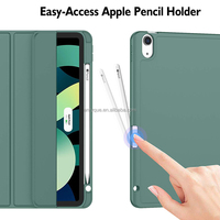 Casing ponsel silikon lembut, casing penutup ponsel silikon lembut untuk iPad Air 5 Air 4 10.9 inci 2022, iPad 10, pelindung Flip untuk Pad Pro 11 iPad 10.2, 9/8