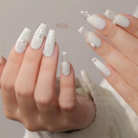 DANNY COLL Ensemble de gel pour ongles de haute qualité en 12 couleurs blanches, ensemble de vernis gel UV pour salon de manucure, vente en gros