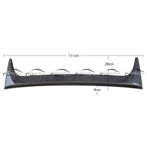 Alerón de Techo Estilo RS, Alerón Trasero de Fibra de Carbono para Hyundai Genesis Coupe Ducktail 2009-2011 - Product Image 3