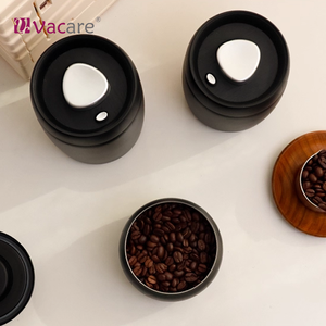Vacare 304 recipiente de vacío de metal de acero inoxidable para café y té Material seguro para alimentos con conservación de frescura - Product Image 2