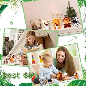 Porte-clés en peluche super doux en forme d'animal de la forêt, pendentif de Noël avec doublure en maille, prix d'usine, vente en gros - Product Image 2