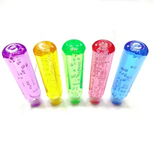 Factory wholesale new acrylic crystal shift knob automatic shift with light handle