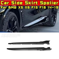 Extensión de alerón lateral para BMW X5 X6 F15 F16 2014-2019, protector de faldón lateral, difusor, divisor, accesorio para coche