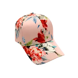 Premium printed little baseball big cap nice new cap low end baseball with image sublimation printed custom flower baseball cap