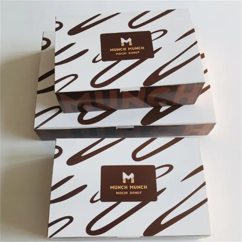 Accepter des boîtes de barre de chocolat gaufrette de fête d'anniversaire personnalisées Boîte de papier d'emballage de chocolat vide pliable élégante recyclable