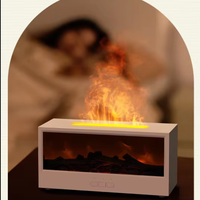Diffuseur d'arômes unique pour la maison, imitation cheminée européenne, machine à brume d'eau et d'huiles essentielles pour table