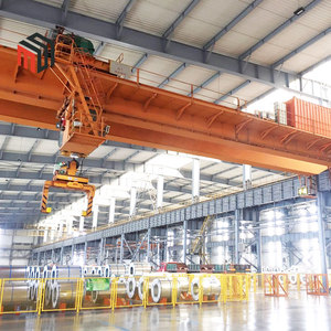 10 20 30 40 50 80 100 120 200 tấn thép dầm đôi trên không cầu trục 25t <span class=keywords><strong>QC</strong></span> trên không cần cẩu lấy nam châm cầu trục giá - Product Image 4