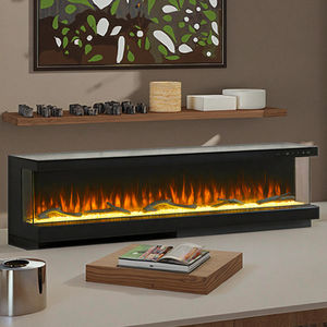 <span class=keywords><strong>Cheminée</strong></span> électrique moderne en verre à 3 côtés de haute qualité Télécommande Crystal Branch Simulation <span class=keywords><strong>Insert</strong></span> pour l'intérieur de l'hôtel Utilisation en acier - Product Image 2