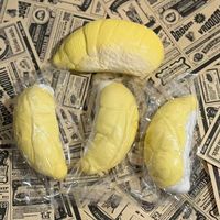 Jouet anti-stress souple en chair de durian, jouet de décompression à rebond lent en forme de fruit simulé, populaire et tendance sur internet
