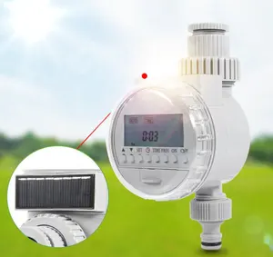 Automatic home garden water timer solar controller for garden irrigation systems