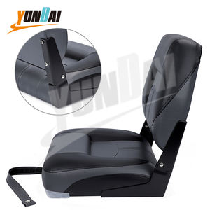 Chaises pliables à dossier bas en aluminium de haute qualité, accessoires de bateau de pêche, sièges de capitaine, fournitures marins - Product Image 3