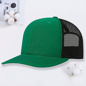 Gorras Deportivas de Color Sólido al por Mayor, Gorras Snapback Lisas de 6 Paneles con Logotipo Personalizado de Fábrica, Gorras Trucker Negras - Product Image 4