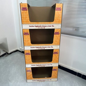 Tùy chỉnh bán lẻ PDQ tông quý hộp hiển thị không thấm nước hiệu quả Pallet xếp chồng đứng cho siêu thị Countertop - Product Image 1