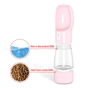 Multifunctional Portable Dog Water Bottle Dog Travel Water Bottle Suitable for Outdoor Walking and Hiking for Pets