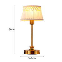 Lampe de table en tissu sans fil élégante et personnalisée OEM & ODM pour la décoration intérieure de luxe