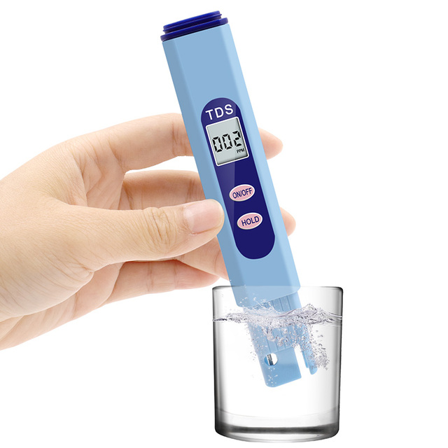 Portable TDS Meter Water Quality Tester Automatic Calibration Tester 0-0-9999ppm Ideal Water Test Meter Drinking Water Aquariums