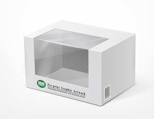 Square Transparent Wedding Birthday Party Dessert Pastry SBS Gift Cake Color Box
