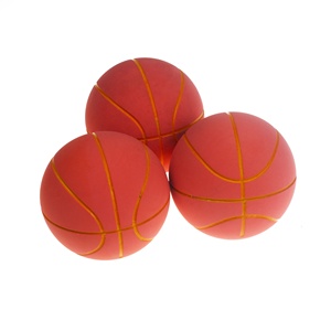 60Mm OEM Biểu Tượng Tùy Chỉnh Cao Su Đồ Chơi Bóng Rổ Cao Bouncy Bounce Balls - Product Image 5