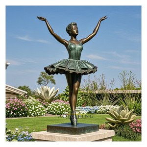 Escultura <span class=keywords><strong>de</strong></span> Bailarina Sentada en Latón o Bronce, Estatua <span class=keywords><strong>de</strong></span> Bailarina <span class=keywords><strong>de</strong></span> Tamaño Real - Product Image 2