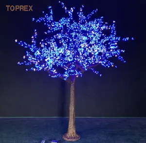 Suppliers Japanese Deluxe Sakura Cherry Blossom Led Flower Tree Light 2.8M Rgb Color Changing Led Cherry Tree With Controller