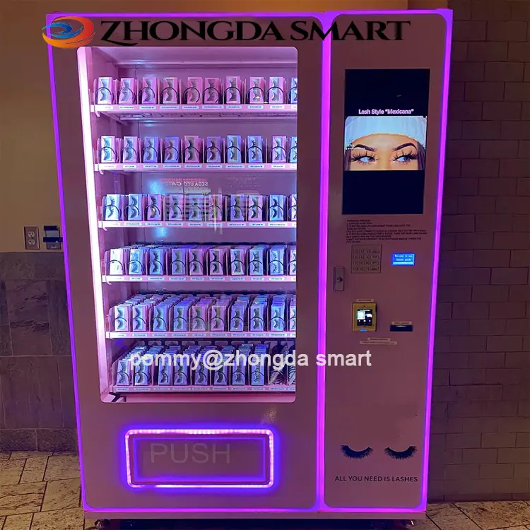 Easy Control Vending Machine for Snacks with Advertising