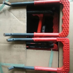 บันไดเหล็กทรงสี่เหลี่ยมคางหมูรูปตัวยู Q235 ขนาด 14x150x280 สำหรับงานตรวจสอบบ่อพักเทศบาล ถนน และสะพาน - Product Image 1