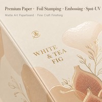 Boîte en papier écologique pour cosmétiques, emballage biodégradable en carton couché pour crème solaire et essence, pochette carrée, design promotionnel
