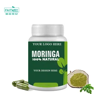 OEM निजी लेबल Superfood Moringa कैप्सूल Moringa पत्ता पाउडर कार्बनिक Moringa पाउडर